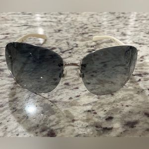 Channel White Sunglasses